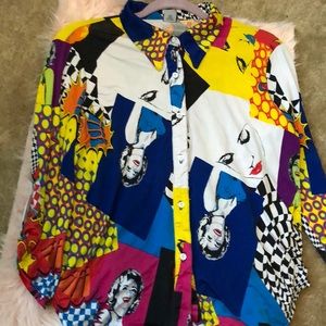 Graphic Marilyn Monroe blouse